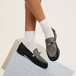 モカシン 《デスタン》 - ブラック | Hermès - エルメス-公式サイト